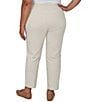 Ruby Rd. Plus Size Stretch Denim Pull-On Ankle Pants - Image 2