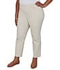 Ruby Rd. Plus Size Stretch Denim Pull-On Ankle Pants - Image 3