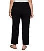 Ruby Rd. Plus Size Stretch Denim Straight Leg Slim Fit Pants - Image 2