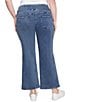 Ruby Rd. Plus Size Stretch Pull-On Ankle Jeans, Color:Light Indigo - Image 2