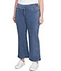 Ruby Rd. Plus Size Stretch Pull-On Ankle Jeans, Color:Light Indigo - Image 4