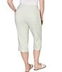Ruby Rd. Plus Size Stretch Straight Leg Pull-On Capri Pants - Image 2