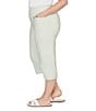 Ruby Rd. Plus Size Stretch Straight Leg Pull-On Capri Pants - Image 3