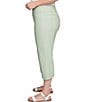 Ruby Rd. Plus Size Stretch Straight Leg Pull-On Capri Pants, Color:Light Olive - Image 3