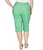 Ruby Rd. Plus Size Tech Clamdigger Pull-On Capri Pants - Image 2