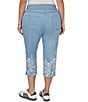 Ruby Rd. Plus Size Tencel™ Relaxed Printed Hem Pull-On Jeans - Image 2