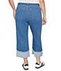 Ruby Rd. Plus Size Ultra-Soft Denim Rolled Hem Wide Leg Jeans - Image 6