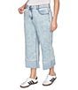 Ruby Rd. Plus Size Ultra-Soft Denim Rolled Hem Wide Leg Jeans - Image 4