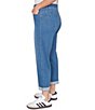 Ruby Rd. Plus Size Ultra-Soft Rolled Hem Girlfriend Jeans, Color:Light Indigo - Image 3