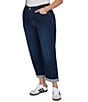 Ruby Rd. Plus Size Ultra-Soft Rolled Hem Girlfriend Jeans - Image 4