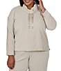 Ruby Rd. Plus Size Velveteen Cowl Neck Long Sleeve Pullover - Image 1
