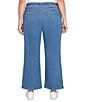 Ruby Rd. Plus Size Wide Leg Pull-On Denim Jeans, Color:Light Indigo - Image 2