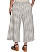 Ruby Rd. Plus SizeTextured Stripe Pull-On Crop Coordinating Pant - Image 2