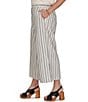 Ruby Rd. Plus SizeTextured Stripe Pull-On Crop Coordinating Pant - Image 3
