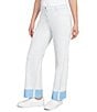 Ruby Rd. Relaxed Double-Faced Denim Jeans, Color:Bluebell - Image 4