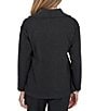 Ruby Rd. Ribbed Knit Portrait Collar Long Sleeve Quarter Zip Pullover - Image 5