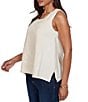 Ruby Rd. Scoop Neck Sleeveless Crochet Lace Coordinating Knit Tank - Image 3