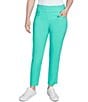 Ruby Rd. Silk Tech Straight Leg Pull-On Ankle Pants, Color:Julep - Image 1