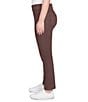 Ruby Rd. Soft Stretch Pull-On Ankle Pants, Color:Espresso - Image 3