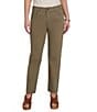 Ruby Rd. Soft Stretch Straight Leg Denim Ankle Pants - Image 1