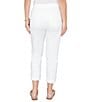 Ruby Rd. Soft Stretch Twill Cuffed Hem Girlfriend Pants, Color:White - Image 2