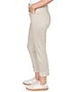 Ruby Rd. Soft Stretch Twill Cuffed Hem Girlfriend Pants, Color:Chino - Image 3