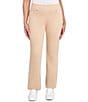 Ruby Rd. Soft Terry Relaxed Pull-On Pants, Color:Latte - Image 1