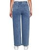 Ruby Rd. Soft Terry Wide Leg Relaxed Ankle Denim Jeans, Color:Light Indigo - Image 2