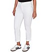 Ruby Rd. Straight Rolled Cuff Hem Girlfriend Jeans, Color:White - Image 4