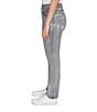 Ruby Rd. Stretch Cotton-Blend Straight Slim Leg Metallic Denim Pull-On Jeans, Color:Smoke Multi - Image 3