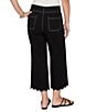 Ruby Rd. Stretch Denim Patch Pocket Scalloped Hem Cropped Pants - Image 2
