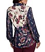Ruby Rd. Stretch Twill Garden Floral Point Collar Long Sleeve Button Front Shirt - Image 2