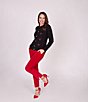 Ruby Rd. Stretch Velvet Straight Leg Crop Pants - Image 4