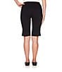 Ruby Rd. Tech Bermuda Pull-On Shorts, Color:Black - Image 2