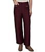 Ruby Rd. Textured Pique Knit Heat Set Patch Pocket Ankle Pants - Image 1