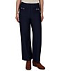 Ruby Rd. Textured Pique Knit Heat Set Patch Pocket Ankle Pants - Image 6