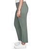 Ruby Rd. Twill Pull-On Ankle Pants, Color:Loden - Image 3