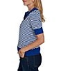 Ruby Rd. Two-Tone Collared V-Neck Elbow Length Sleeve Pullover Sweater - Image 4