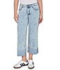 Ruby Rd. Ultra-Soft Denim Rolled Hem Wide Leg Jeans - Image 1