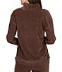Ruby Rd. Velveteen Cowl Neck Long Sleeve Pullover - Image 2