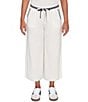 Ruby Rd. Wide Leg Contrast Striped Trim Pull-On Sweater Pants, Color:Ivory - Image 1