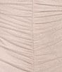 Color:Lilac/Silver - Image 4 - Ruched Bodycon Midi Dress