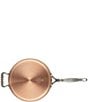 Ruffoni Opus Cupra Hammered 3.75-Quart Covered Saucepan, Color:Copper - Image 4