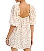 Rumored Darling Floral Print Babydoll Mini Dress, Color:Bloom - Image 2