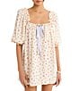 Rumored Darling Floral Print Babydoll Mini Dress, Color:Bloom - Image 3