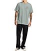 RVCA All The Way Short Sleeve T-Shirt, Color:Lead - Image 3