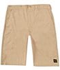 Color:Khaki - Image 1 - Americana 22#double; Outseam Walk Shorts