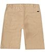 Color:Khaki - Image 2 - Americana 22#double; Outseam Walk Shorts