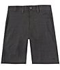 Color:Black - Image 1 - Big Boys 8-20 Back In Hybird 19#double; Inseam Flat Front Shorts