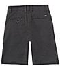 Color:Black - Image 2 - Big Boys 8-20 Back In Hybird 19#double; Inseam Flat Front Shorts